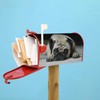Dujiea Pug Dog Mailbox Cover Mailbox Wraps, Waterproof Mailbox Covers