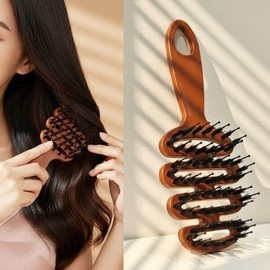 Anti-tangle volume hairbrush comb / 엉킴방지 볼륨 헤어브러쉬 빗