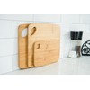 Lipper International 839 Bamboo Wood Thin Cutting Board with Oval