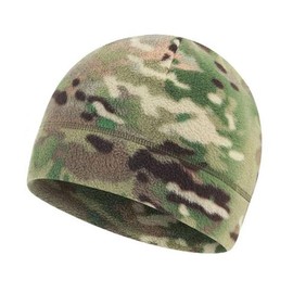 RALSPEC Multicam Camouflage Microfleece Thermal Beanie Hat Tactical Warm Fleece Military Camo Winter Skull Cap Army Airsoft Military Mens CP