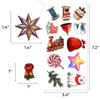 108PCS Christmas Stickers Pack, Waterproof Vinyl Holiday Stickers for Kids