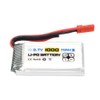 ENGPOW 3.7V 1000mAh 25C JST Plug Rechargeable LiPo Battery for