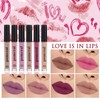 pomcral 6 Color Matte Lip gloss Sets Velvet Lip Glaze