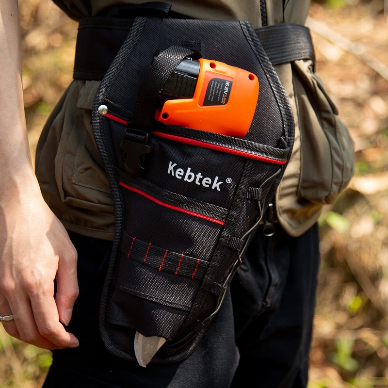 Kebtek Electric Pruning Shears Bag, Storage Case, Waist Bag, Tool
