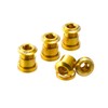 Reverse Chainring Screws Set of 4 Aluminium Gold
