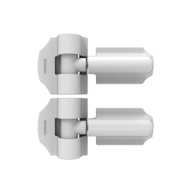 Barrette Outdoor Living Heavy-Duty Contemporary Hinge, White