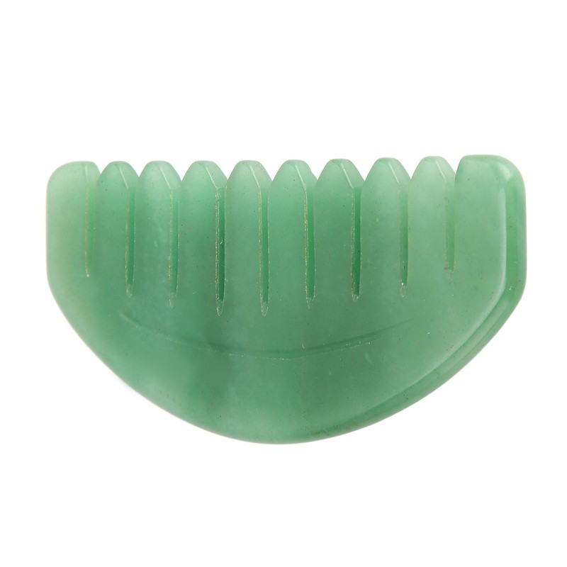Massage Comb Scalp Care Relax Handheld Portable Jadestone Gua Sha