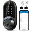 Veise RZ07 Smart Lock, Fingerprint Door Lock, 7-in-1 Keyless Entry