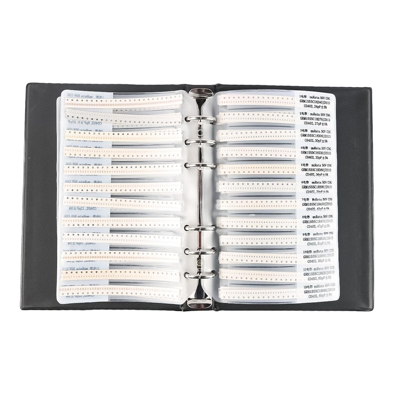 Fasizi Capacitor 0402 (0.5pF-1uF) 80 Value x 50pcs = 4000pcs