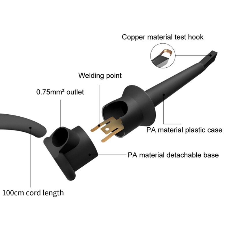 Dual End Mini Grabber Test Hook Clips Leads IC Test