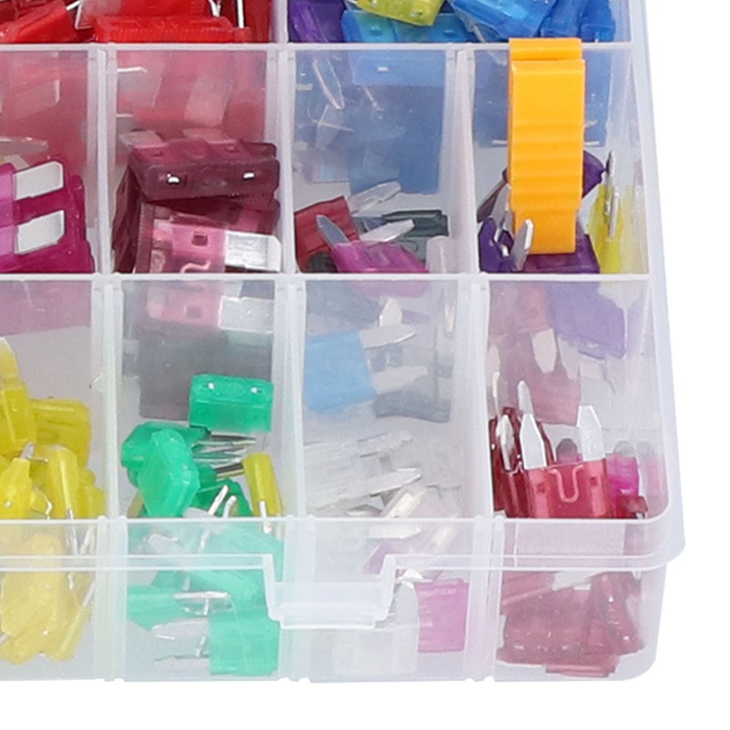 300Pcs Car Blade Fuse Automotive Medium Small PES Fuses Replacement