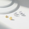 Fomissky-sisa Flat Earring Backs for Studs, Earring Backs Replacements, Heavy