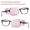 Astropic Silk Eye Patch for Adults Kids Glasses to Cover