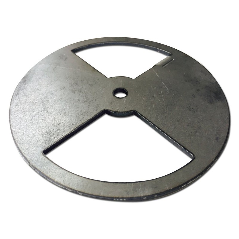 LavaLock Smoker Pinwheel bbq air damper pit grill vent, STEEL