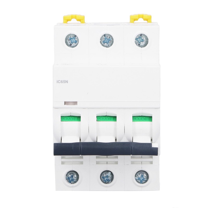 3P Miniature Circuit Breaker Easy Disassembly Assembly Din Rail Mount