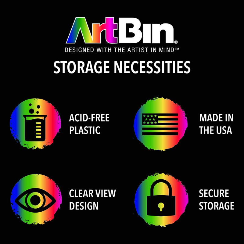ArtBin 6953AB ClearView 6" x 6" Box Art & Craft