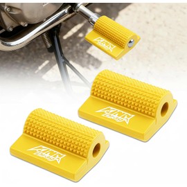 2 Pcs Funda Protectora para Palanca de Cambios de Motocicleta, Amarillo Paquete de Almohadillas para Palanca de Cambios de Motocicleta, Funda Protectora Antideslizante