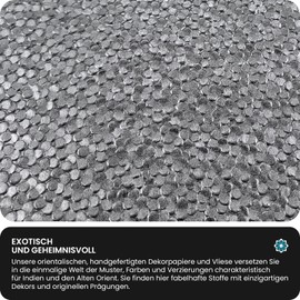 Netuno 50 x Decorative Pearlescent Graphite Embossed Paper Scales Design 180 x 250 mm 150 g Decorative Cardboard Handmade Effect Elegant Paper for Wedding Invitations Scrapbooking Patterned Paper