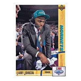 1991 Upper Deck Basketball Rookie Card (1991-92) #2 Larry Johnson
