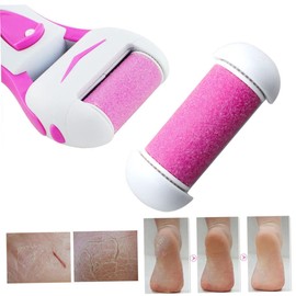 FOMIYES 3pcs Feet Care Tool Skin Care Cuticle Remover Foot File Exfoliator Tool Replacement Roller Heads