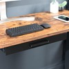 VIVO 22 inch Under Desk Mounted Sliding Pull-out Drawer for