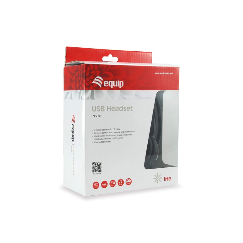 Auricular + Microphone Equip USB