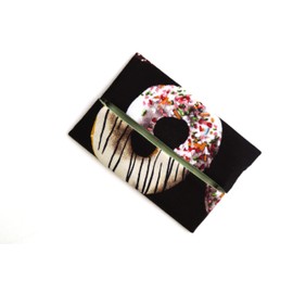 Donut Fabric Pocket Travel Tissue Holder