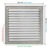 Air Vent Cover Made from Galvanized Steel 25 x 25