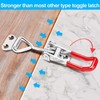 6 Pack Toggle Latch Clamp 4001, Adjustable Latch, Smoker Clamps