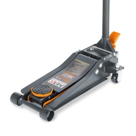 Maxority 3-Ton Low Profile Hydraulic Floor Jack with Dual-Pump and Foot Pedal, Orange