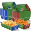 50 Pack Football Party Decorations Paper Food Trays - Helmet