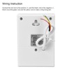 Wired Electronic Bell, 12V Dingdong Ringtone 90dB Wired Electronic Doorbell