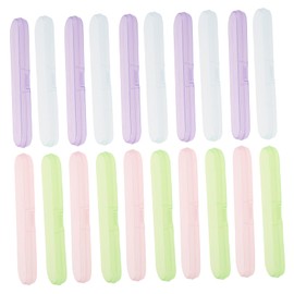 Baluue 20pcs Multifunctional Organizer for Tweezers Ear Picks Eyebrow Tools Compact Durable Lightweight Travel with Individual Compartments