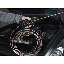 4LIFETIMELINES Handheld Tube Straightener 1/4 Inch Tool for Brake & Fuel Line Compatible with Copper, Stainless Steel, Steel, Aluminum Tubing