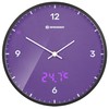 Bresser MyTime LEDsec Radio-Controlled Clock with 24 cm Dial, LED