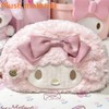 Vobomo Cute Bow Lamb Large Capacity Pencil Case Plush Pen