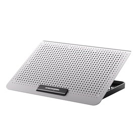 ICE COOREL Almohadilla de enfriamiento de aluminio para laptop, soporte enfriador para laptop con 7 alturas ajustables, almohadilla de enfriamiento pa
