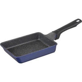 Wahei Freiz RB-3277 Lightweight Egg Pan 5.1 x 7.1 inches (13 x 18 cm), Blue, Blue, Bento Box, Eggs, Induction Compatible, Gas Stove, PFOA Free, Ultra Light