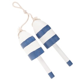 Alipis Blue Float Pendant Lighthouse Decor Nautical Decor Buoys Marine Coastal Decor Floating Beach Wood