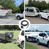 Nilight 4 Way Trailer End Connector 5 Feet Jacketed Cable