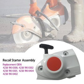 Rinlius Recoil Starter Assembly 4238 190 0302 for STIHL TS420 TS410 TS480i TS500i Concrete Cut-Off Saws Replaces OEM 4238 190 0300, 4238 190 0301, 4238 190 0404, 4238 190 0402