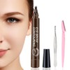 Eyebrow Pencil Microblading Effect, with Unique Four Claw Tip for