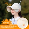 Peicees Wide Brim Baseball Cap for Women Mens Sun Hat