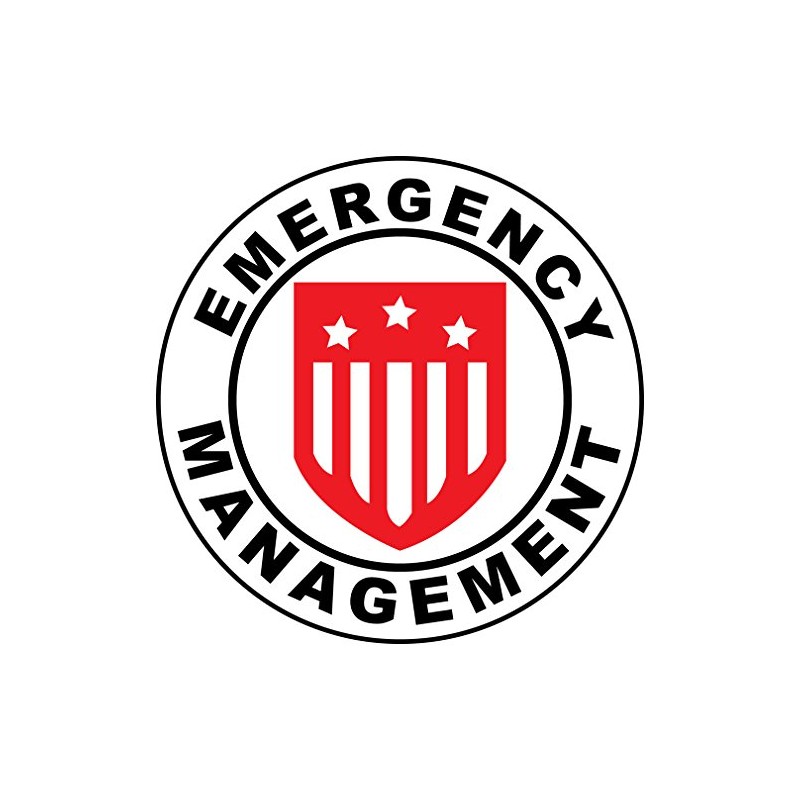 Emergency Management Hard Hat Labels Helmet Vinyl Stickers Decals Reflective