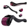 1 Derma Roller 0.5 Mm Facial Cabello Barba + Rodillo