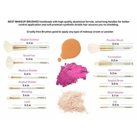 7th Avenue 12 Pcs Makeup Brush Set