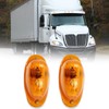 Seassauto Turn Signal Cab Marker Light Amber Side Marker Parking