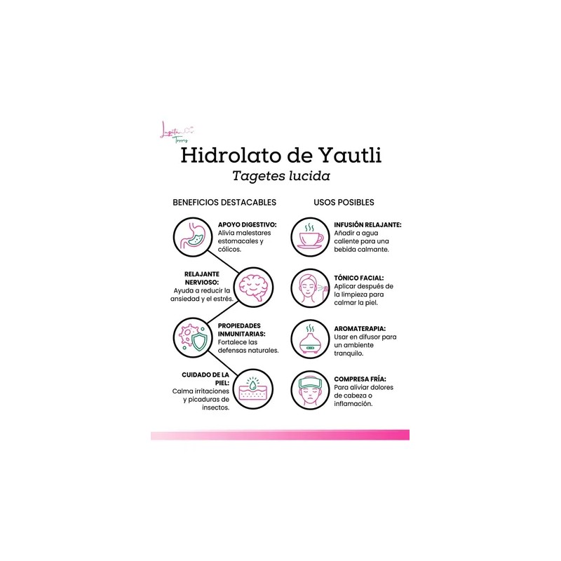 Hidrolato De Yautli