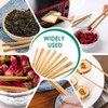 Bamboo Bread Tongs - Set of 12 Reusable Kitchen Tongs
