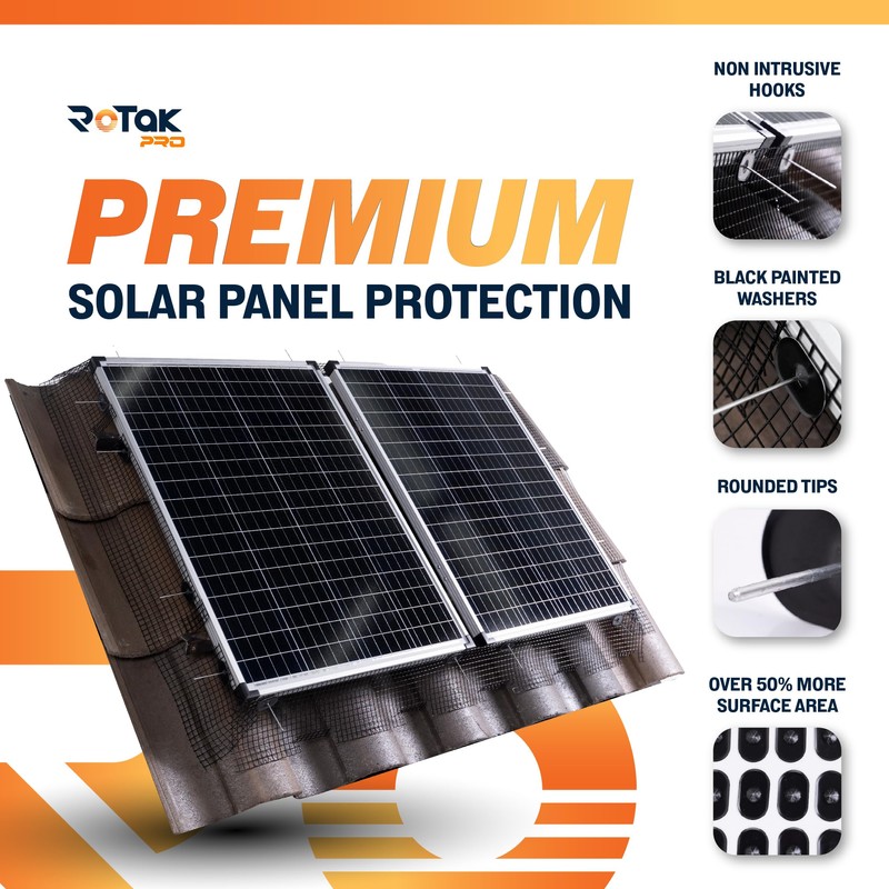 Rotak Critter Guard PRO - 8in x 100ft Solar Panel